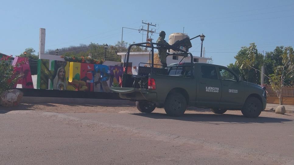 Sitian militares La Huerta, Mocorito tras enfrentamientos; reportan un detenido