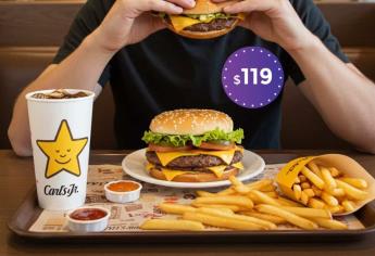 Carl’s Jr ofrece combo a precio especial de 119 pesos, ¿qué incluye esta promoción? 