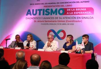 Rocha Moya asiste a la presentación del libro “Autismo, de la bruma a la esperanza