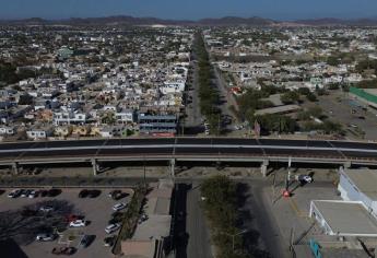 Así quedó el puente de la avenida Colosio, el más importante en Mazatlán