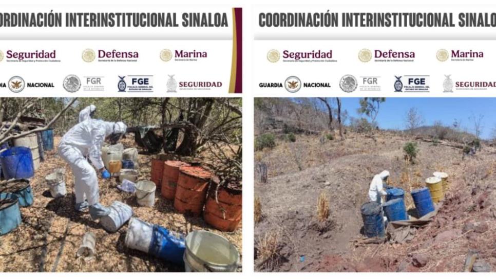 Aseguran 19 laboratorios clandestinos para elaborar droga sintética en Culiacán, Cosalá y Navolato Aseguran 19 laboratorios clandestinos para elaborar droga sintética en Culiacán, Cosalá y Navolato