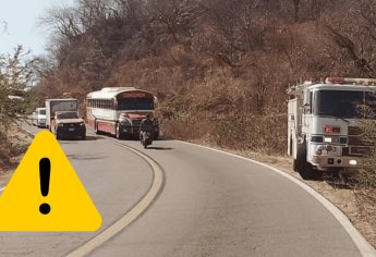 Cierran la carretera México-15 en Malpica, Concordia por accidente de tractocamión