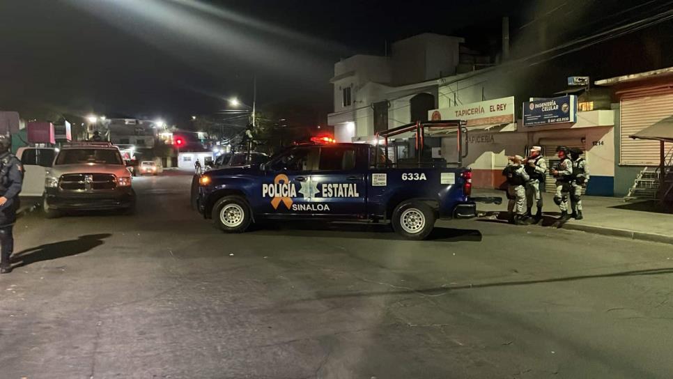 Una persona resulta herida en ataque a jugada en la colonia 5 de Mayo de Culiacán