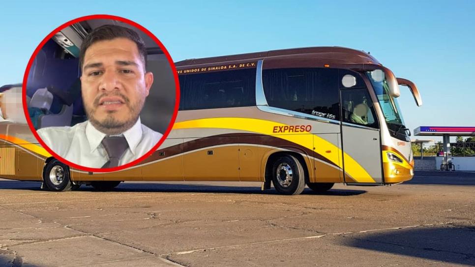 Desaparece chofer de autobús en San Ignacio; familiares piden por su localización con vida