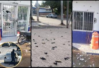 Acribillan con más de mil balazos a Policía Municipal en ataque a comandancia en la Huizaches, Culiacán