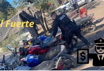 Hasta 80 motos decomisan por día en El Fuerte por no usar casco