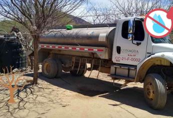“No nos damos abasto”: alcaldesa de Choix solicitará más pipas para atender falta de agua