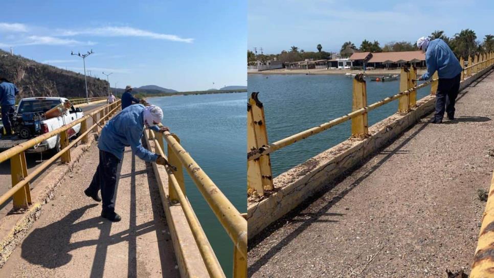Así quedó el puente de El Maviri tras su rehabilitación para esta Semana Santa