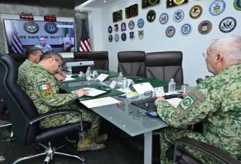 El General Secretario de la Defensa Nacional sostiene videollamada con el Comandante del Comando Norte de los E.U.A.