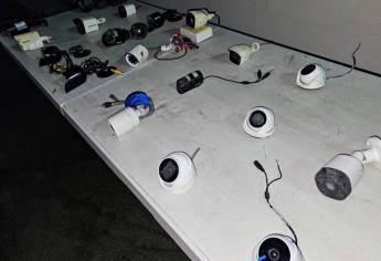 Aseguran 19 cámaras de videovigilancia irregulares en Culiacán; ya suman 2 mil retiradas