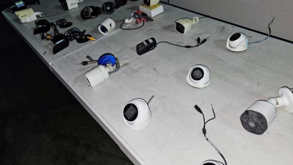 Aseguran 19 cámaras de videovigilancia irregulares en Culiacán; ya suman 2 mil retiradas