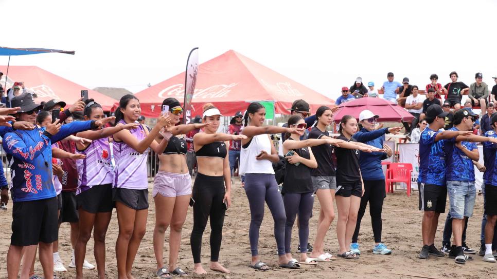 Inauguran el Torneo Nacional de Voleibol de Playa Las Glorias 2025