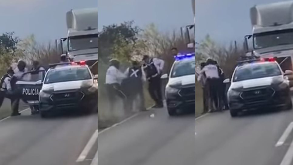 Tránsitos de Ahome someten a conductor ebrio por evadir el alcoholímetro | VIDEO