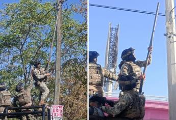 Retiran 11 cámaras de seguridad que estaban de manera ilegal en Culiacán