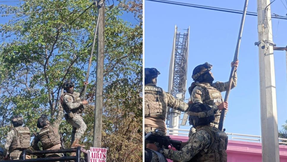 Retiran 11 cámaras de seguridad que estaban de manera ilegal en Culiacán