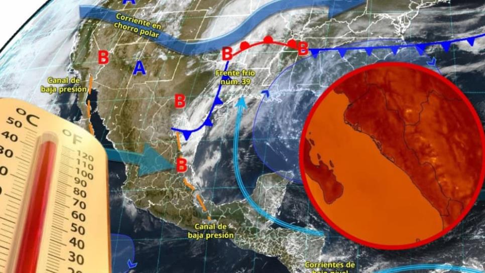 Calor en Sinaloa: Pronóstico del lunes 21 al miércoles 23 de abril