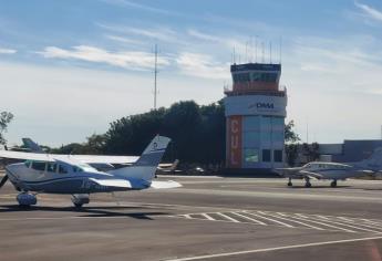 Avioneta sufre falla en la pista y retrasa vuelos en el Aeropuerto de Culiacán