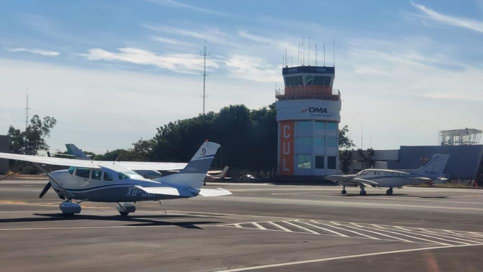 Avioneta sufre falla en la pista y retrasa vuelos en el Aeropuerto de Culiacán