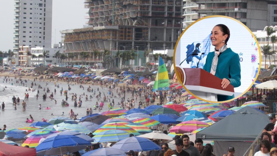 Claudia Sheinbaum: Mazatlán tuvo una importante visita de turistas en Semana Santa