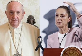 Sheinbaum lamenta la muerte del Papa Francisco: “Conocerlo fue un honor y un privilegio”