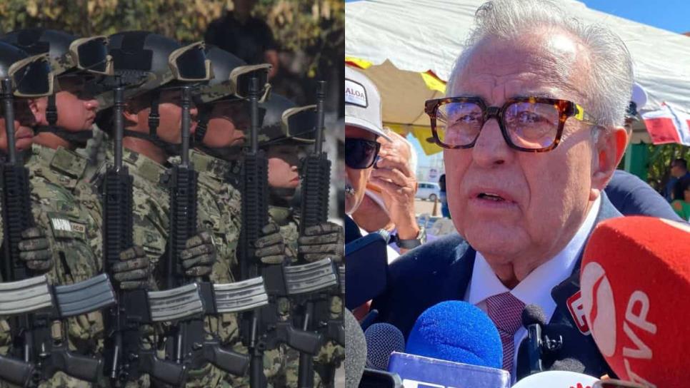 Rocha Moya: No hay atropellos del Ejército en contra de la población en Sinaloa Rocha Moya: No hay atropellos del Ejército en contra de la población en Sinaloa