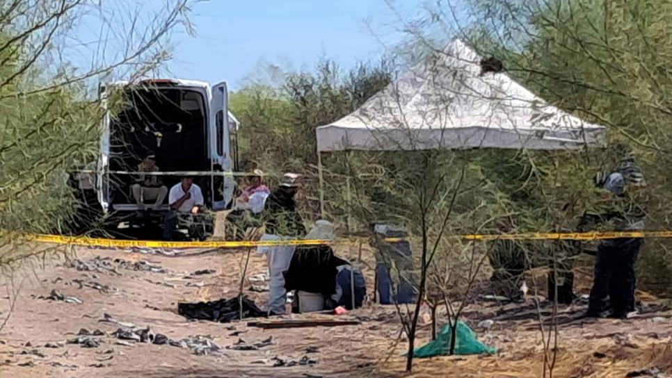 Aumenta a 11 los cuerpos hallados en fosa clandestina de Mezquitillo, Culiacán