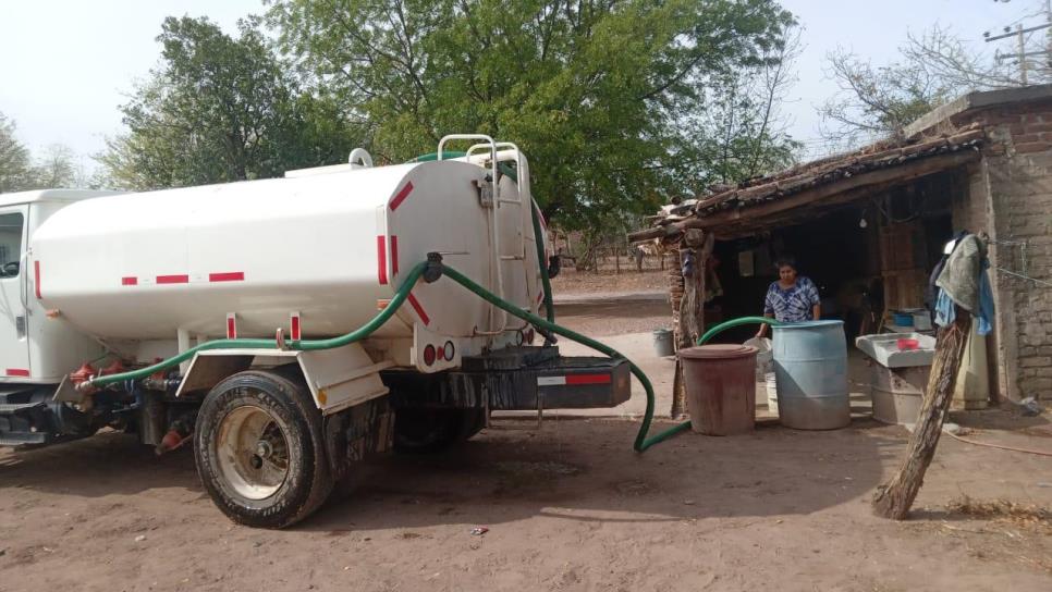 En estas colonias de Los Mochis carecen de agua a diario por sequía