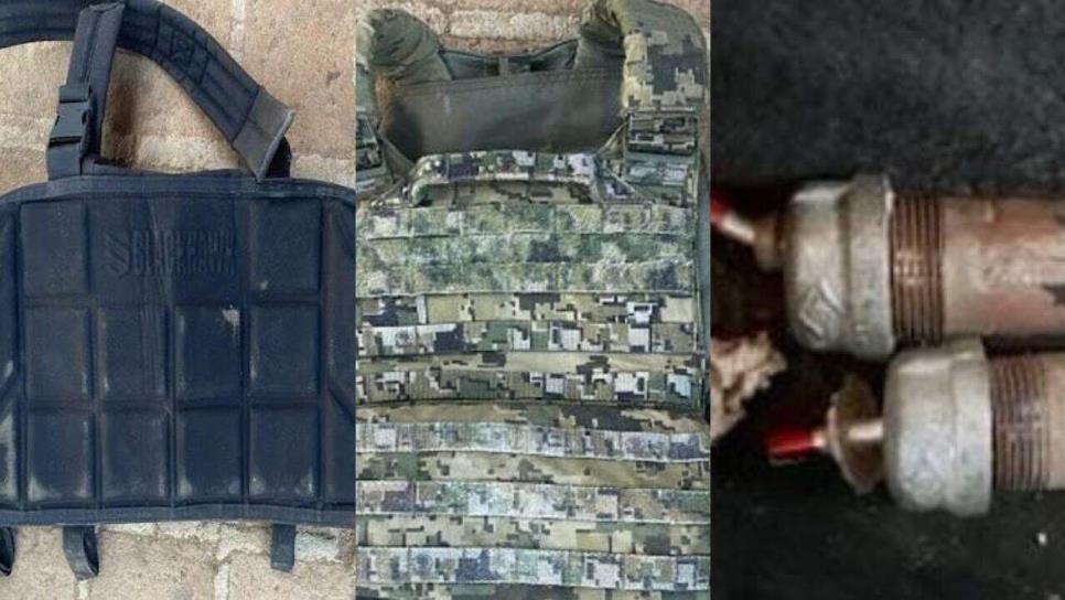 Ejército decomisa arsenal y equipo táctico en operativo en Baymena, Choix Ejército decomisa arsenal y equipo táctico en operativo en Baymena, Choix