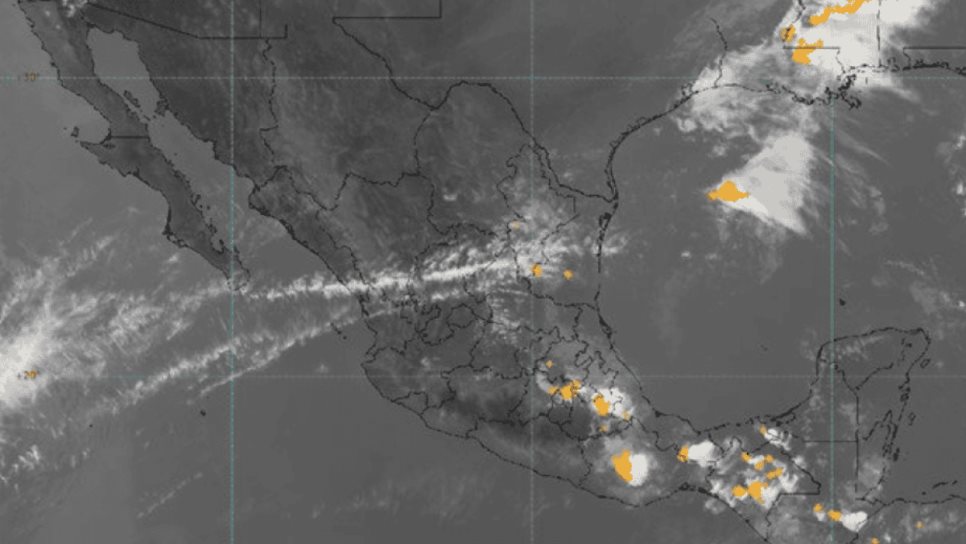 Se esperan lluvias puntuales en distintos estados de México Se esperan lluvias puntuales en distintos estados de México