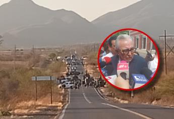 Enfrentamientos en Salvador Alvarado fueron producto de operativos militares, la carretera ya está libre”: Rocha Moya