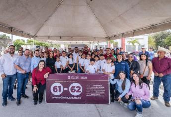 Juan de Dios Gámez entrega obras con sentido social por 12 millones de pesos en la sindicatura Emiliano Zapata