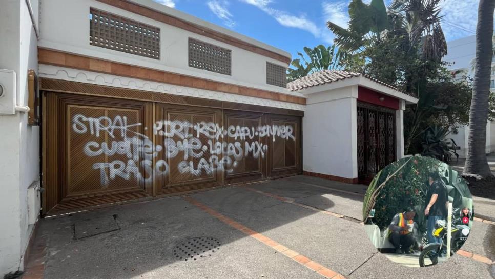Vandalizan casa del ciudadano que corrió a albañil de su banqueta en Mazatlán Vandalizan casa del ciudadano que corrió a albañil de su banqueta en Mazatlán