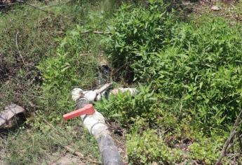 Detectan tomas clandestinas que provocaron desabasto de agua en El Vainillo, Mazatlán