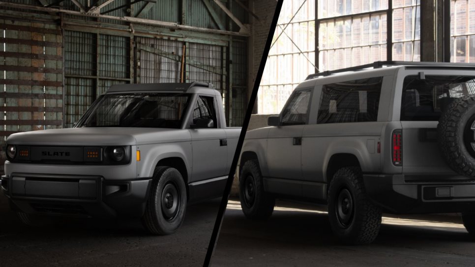 Slate, así es la nueva camioneta eléctrica armable que podrás comprar por menos de 20 mil dólares Slate, así es la nueva camioneta eléctrica armable que podrás comprar por menos de 20 mil dólares