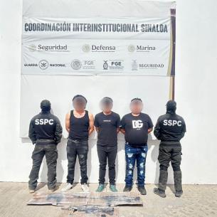 Detienen a 6 civiles, armas de fuego y vehículos en operativo en colonia Nueva Galaxia, en Culiacán