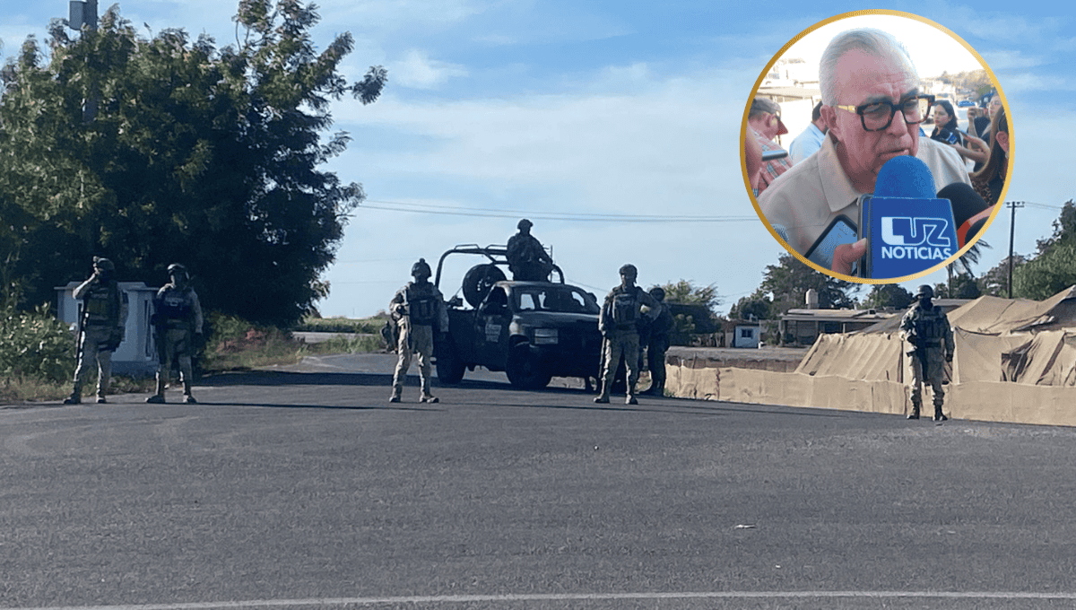 Gobernador Rocha Moya señala que la situación en Navolato ya está controlada tras balaceras