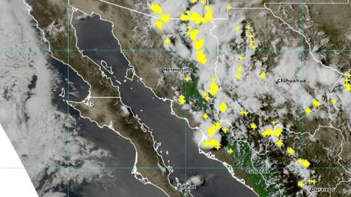Continúa el pronóstico de lluvias fuertes para Sinaloa
