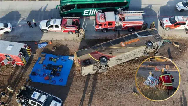 Camionazo en Sonora: Un Tufesa vuelca y deja al menos 7 muertos en la Guaymas-Hermosillo