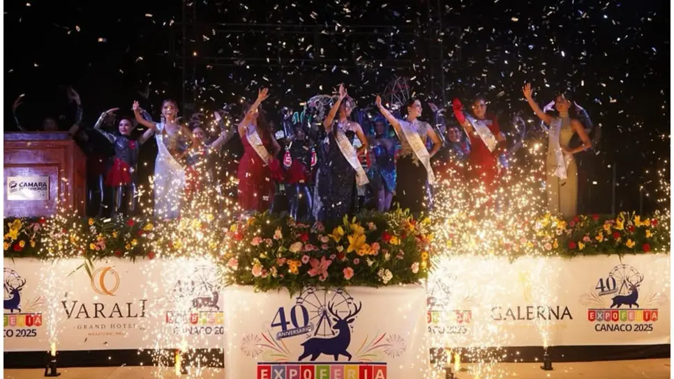 Ellas son las candidatas a Reina del Comercio de la Expoferia Canaco Mazatlán 2025