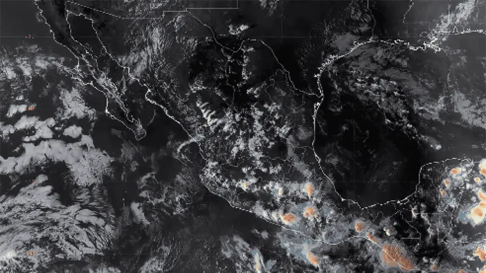 Las lluvias están pronosticadas en la zona sur del país. (FOTO: Conagua).