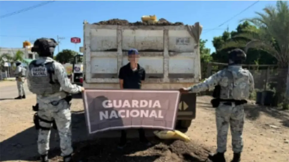 El detenido y lo asegurado fueron puestos a disposición de las autoridades. (FOTO: Cortesía).