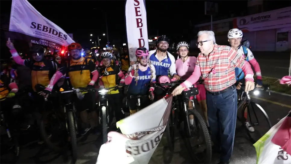 El mandatario estatal señaló que, esta rodada forma parte de las actividades que se han venido haciendo SEBIDES mes tras mes y en el mes de octubre