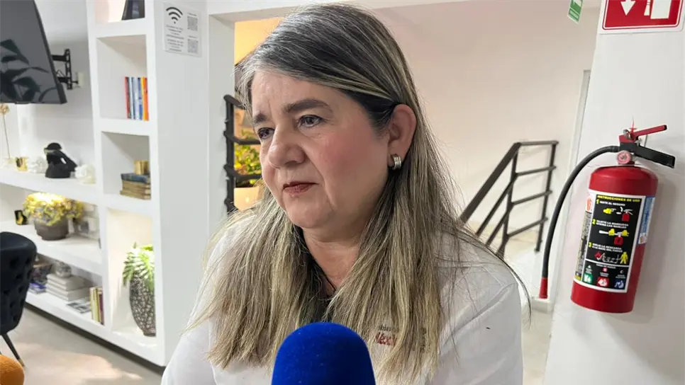 Tania Clarissa Medina López, Directora del IMSS en Sinaloa. (FOTO: Rocío Sánchez).
