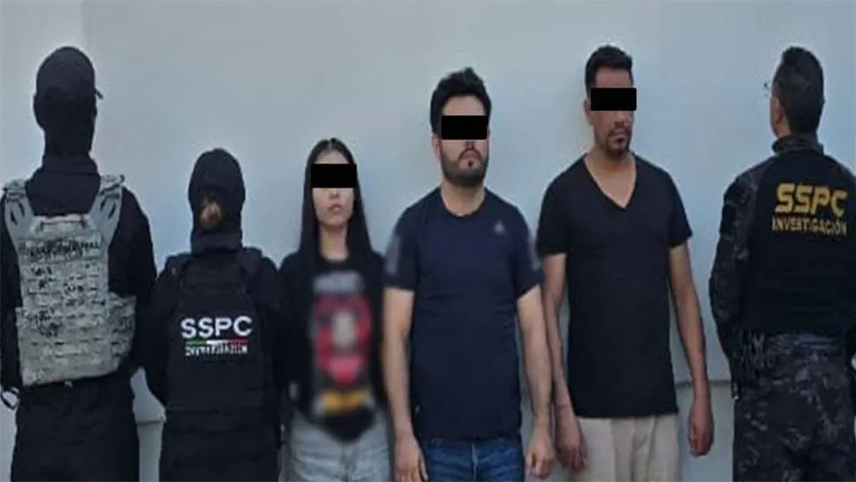 Fueron capturados como presuntos responsables de la privación de la libertad del ciudadano americano. FOTO: Luz Noticias.