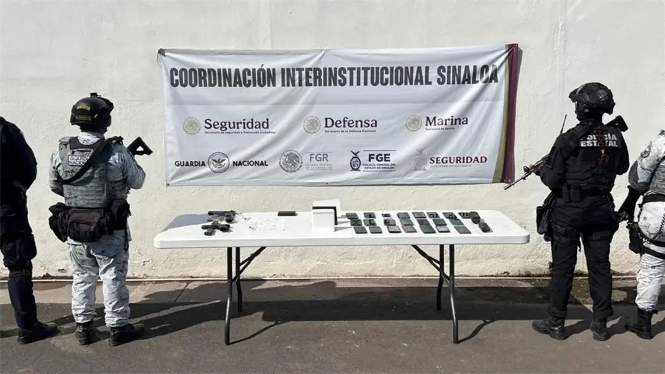 La Secretaría de Seguridad Pública indicó que lo incautado fue puesto a disposición de las autoridades ministeriales, para que lleven a cabo las investigaciones correspondientes