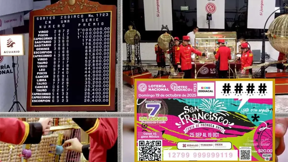 FOTO: Sorteo Zodíaco 1723 del 19 de octubre: ¿Quién ganó los 7 millones de pesos?