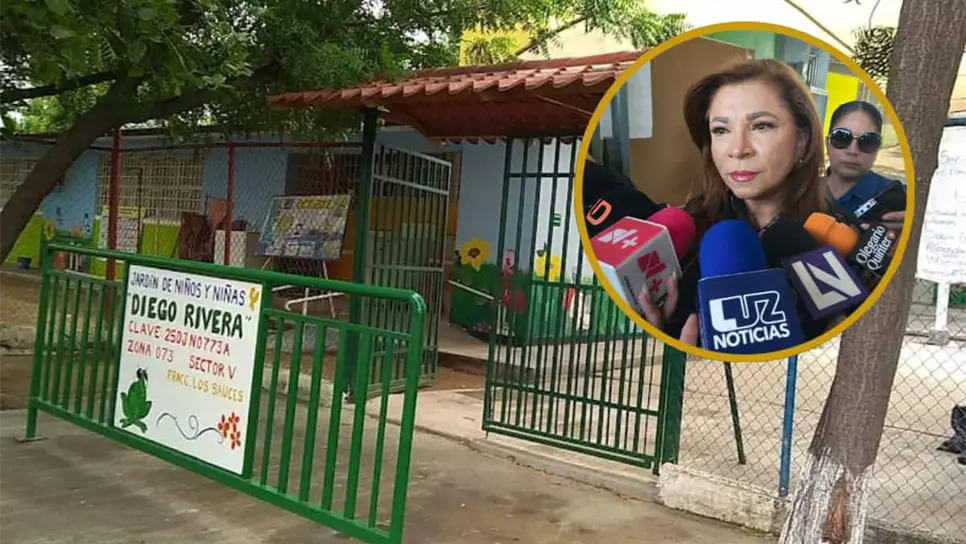 FOTO: Aplican protocolo de seguridad en preescolar de Culiacán tras escuchar detonaciones