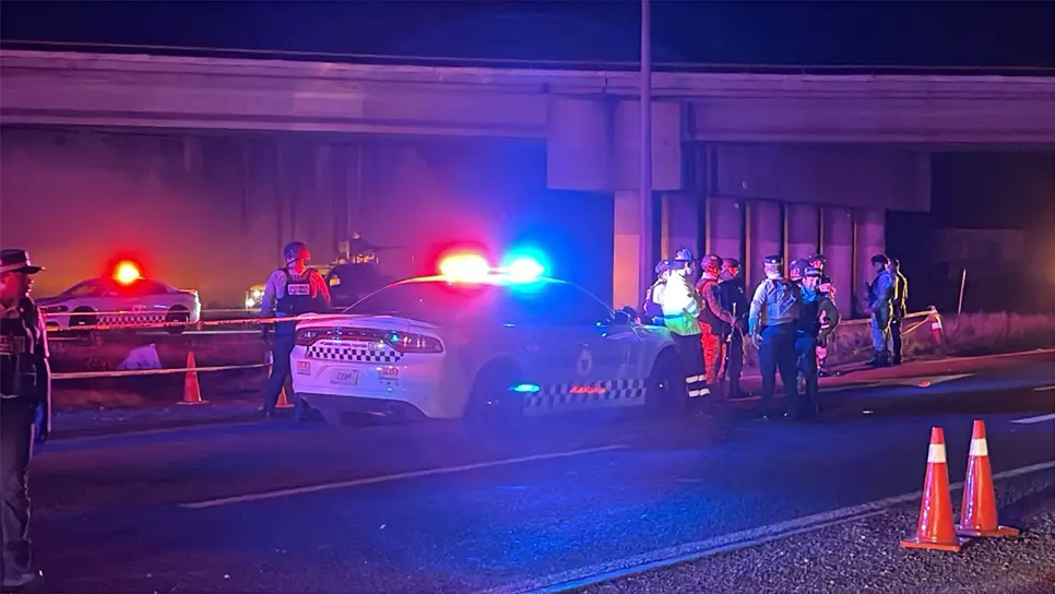 Decenas de elementos de la Guardia Nacional se movilizaron tras lo ocurrido. (FOTO: Ángel Beltrán).