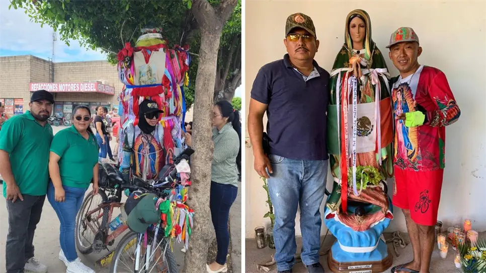 Su viaje representa la fe de los Mexicanos que encuentran en la Virgen de Guadalupe una guía, un consuelo y una esperanza