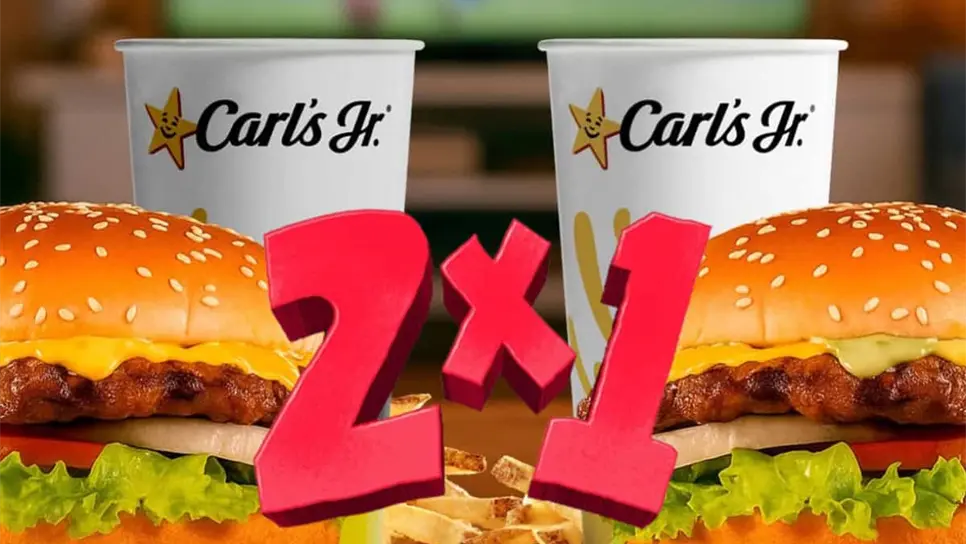 Promoción de 2x1 en Carls Jr. conoce en qué hamburguesas aplica y en qué estados